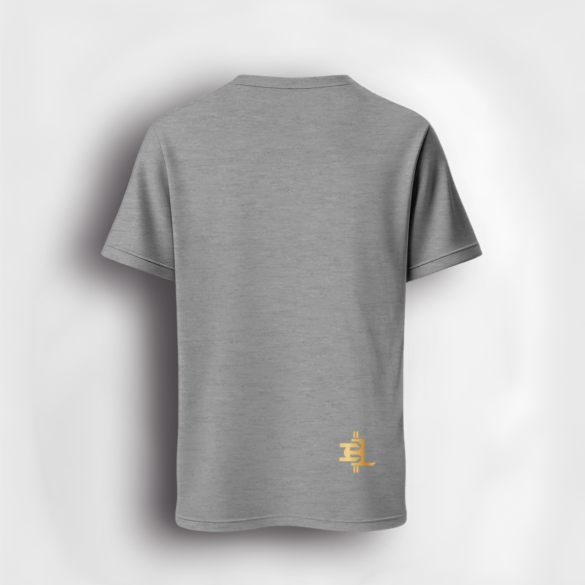 Grey, Full Logo Smart T-Shirt