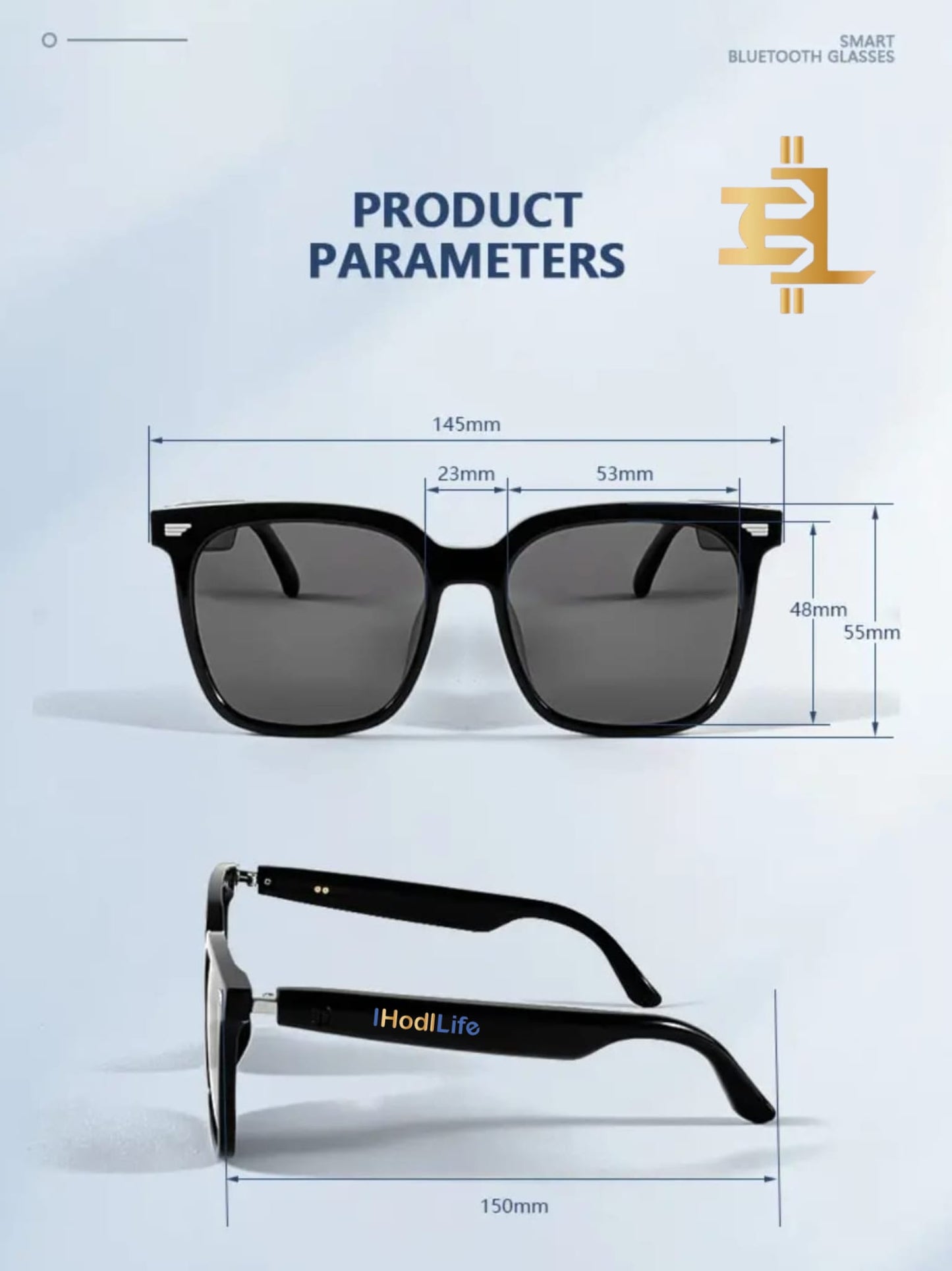 IHodlLife Smart Bluetooth Sunglasses