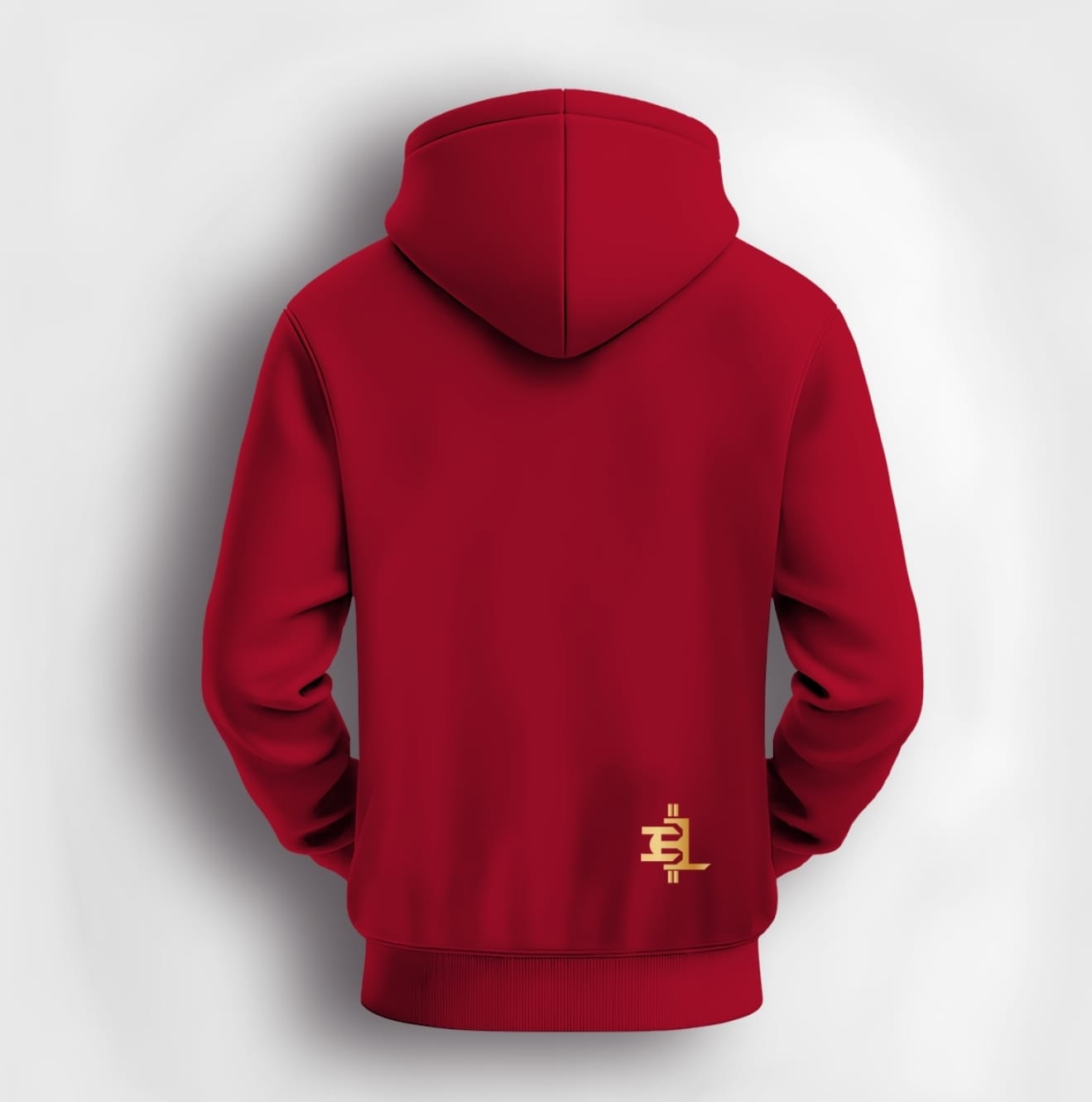 Red, Full logo Smart Hoodie