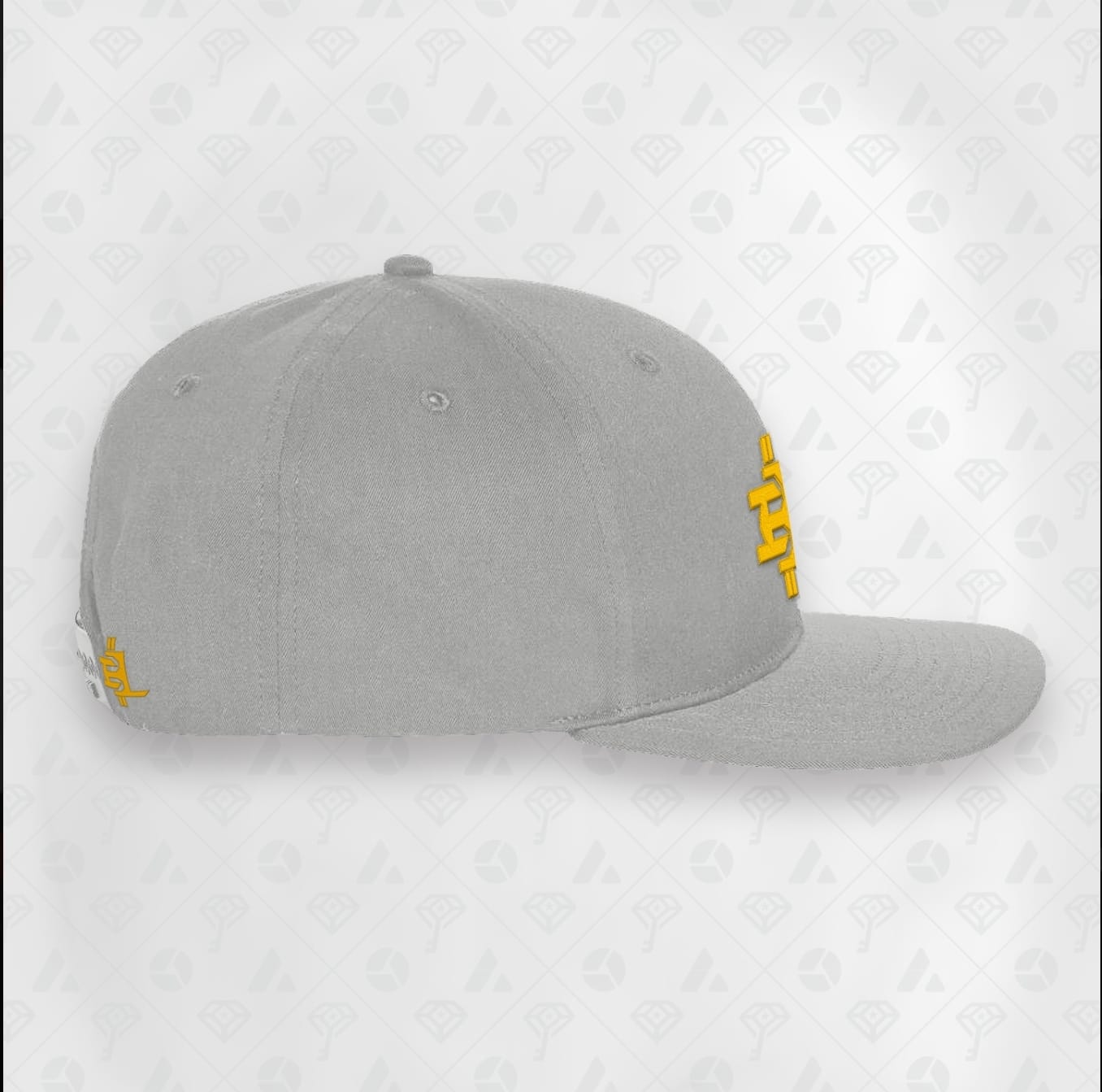 Grey, IHL Flat Brim Smart Hat