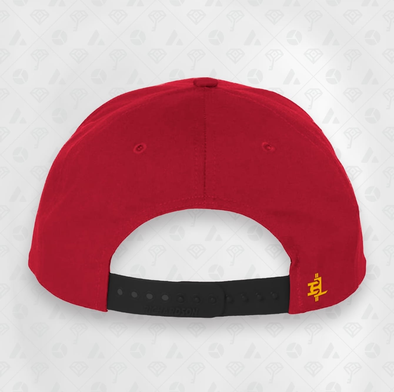 Red, Coin Flat Brim Smart Hat