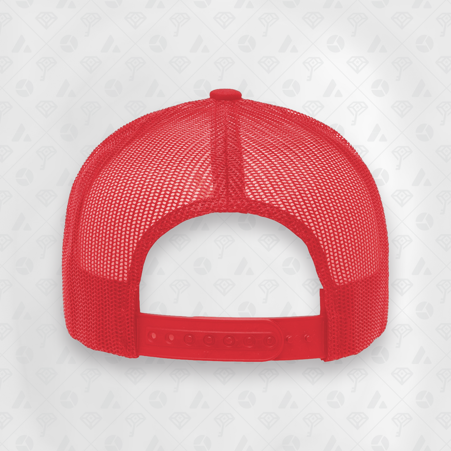 Red, IHL Curved Brim Smart Hat